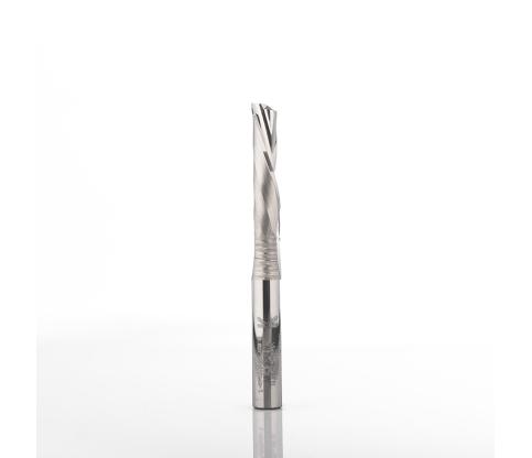 Klein sletfræser MHM Ø8x25x70 mm, Z1, højre, negativ spiral, til PVC/akryl