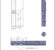 HM-fræser Ø10x30/36x81 mm, Z4, R0,3, weldon - til stål / rustfri