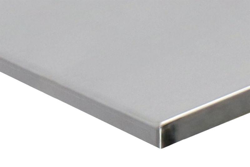 Rustfri dekkplate til løftebord H 330 med topplate, 1245x740 mm