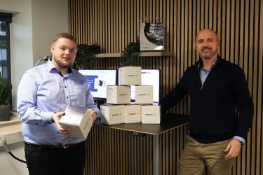 På billedet ses servicechef Emil O. Lassen og CEO, Jan Weier fra Junget