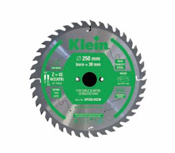 Klein støysvak tynnsnitt sagblad HM 136 mm - skjærebredde 1,5 mm, senterhull 20/16 mm, Z24, 20°, WZ