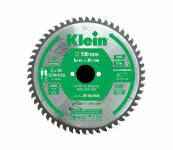 Klein støysvak tynnsnitt sagblad HM 190 mm - skjærebredde 1,8 mm, senterhull 30/1