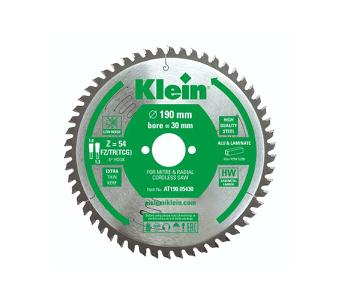 Klein støysvak tynnsnitt sagblad HM 168 mm - skjærebredde 1,8 mm, senterhull 20/16 mm, Z48, -5°, FZ/TR