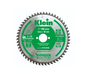 Klein støysvak tynnsnitt sagblad HM 168 mm - skjærebredde 1,8 mm, senterhull 20/16 mm, Z48, -5°, FZ/TR