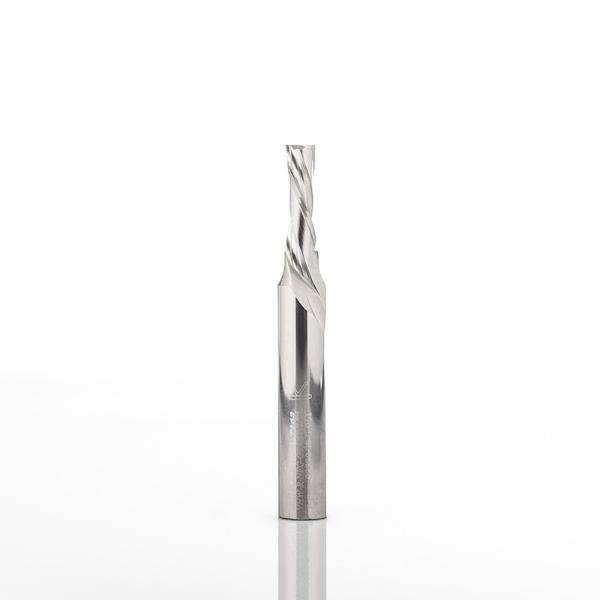 Klein spiral sletfræser MHM, Ø7x32x80 mm, Z2, højre, negativ spiral