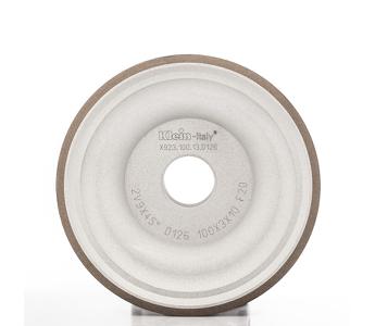 Klein slibeskive Ø125x26x20 mm til fræsere, type 12V9 45°