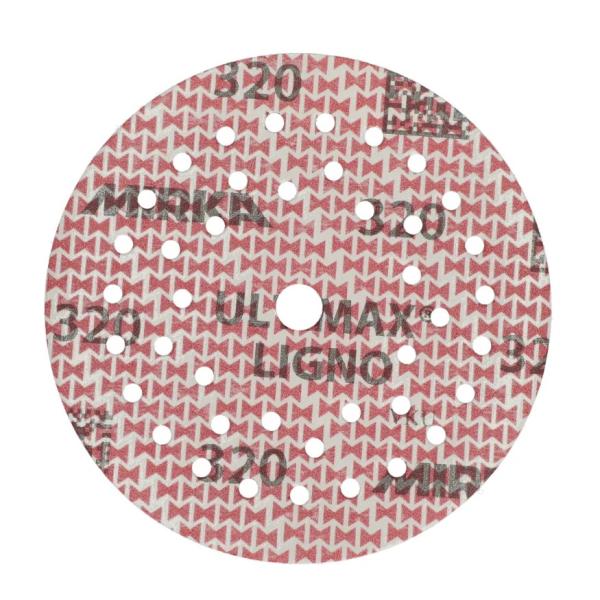 Mirka Ultimax Ligno slipeark m/borrelås Ø125 mm, Multifit, korn 100, pakke med 100 stk