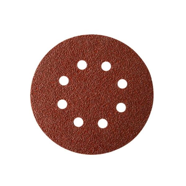 Mirka Coarse Cut sliberondeller m/velcro Ø125 mm, 8 huller, korn 150, pakke med 50 stk