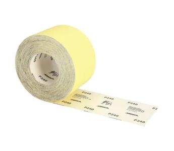 Mirka Abrasive Yellow Basic sandpapir på rull, 100 mm, korn 240, rull med 50 meter
