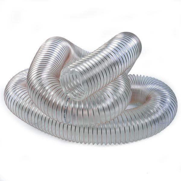 Spånsugeslange 0,4 mm polyurethan Ø63 mm - 6 meter