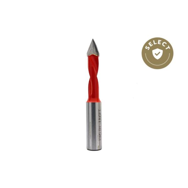 KWS sentrumstappbor HM JGB, Ø8x35x70 mm, venstre - S10x30 mm