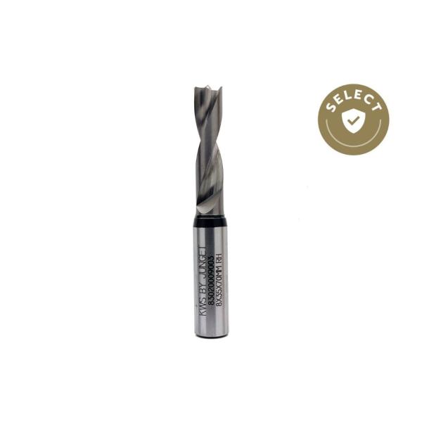 KWS dyvelbor MHM JET, Ø8x35x70 mm, højre - S10x30 mm