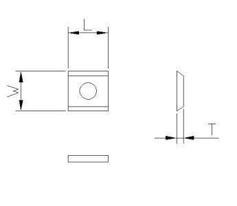 Vendeplatte HM 7,5x12x1,5 mm HWE 35° - universal (T04MG-CR)