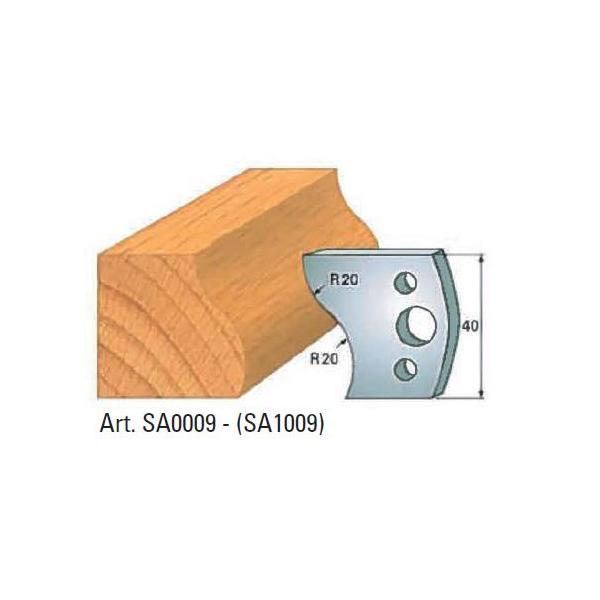 Klein profilskjær nr 9, 40x4 mm, SP, til profilkutter