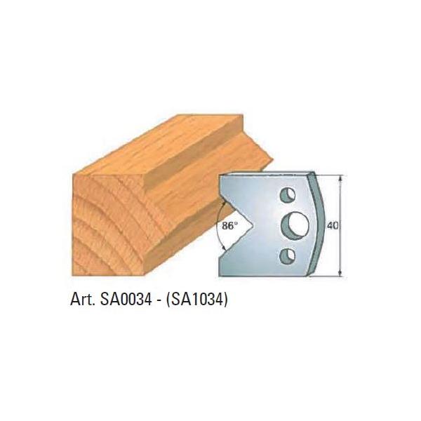 Klein profilskjær nr. 34, 40x4 mm, SP, for profilkutter