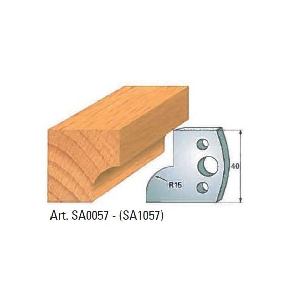 Klein profilskjær nr. 57, 40x4 mm, SP, for profilkutter