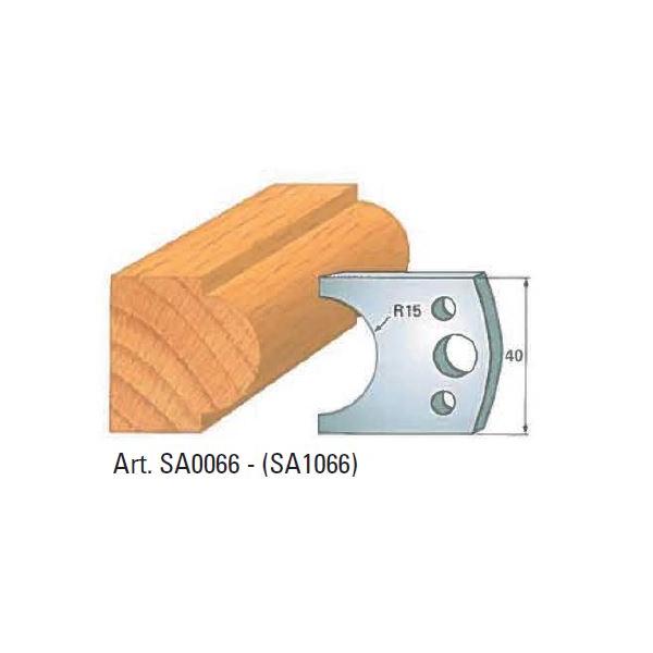 Klein profilskjær nr. 66, 40x4 mm, SP, for profilkutter