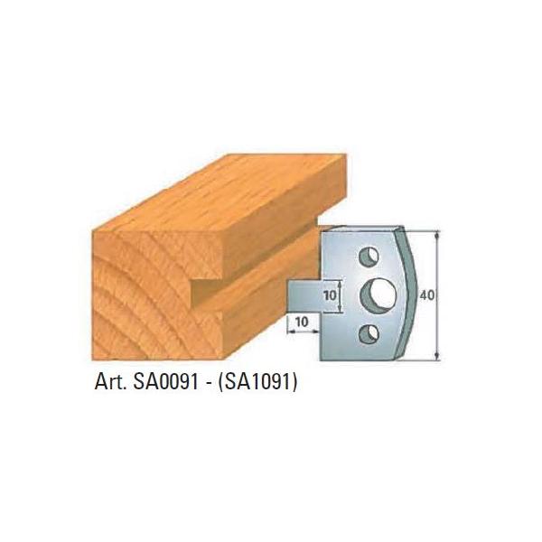 Klein profilskjær nr. 91, 40x4 mm, SP, for profilkutter