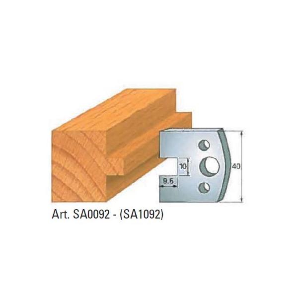 Klein profilskjær nr. 92, 40x4 mm, SP, for profilkutter