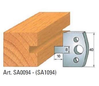 Klein profilskjær nr. 94, 40x4 mm, SP, for profilkutter