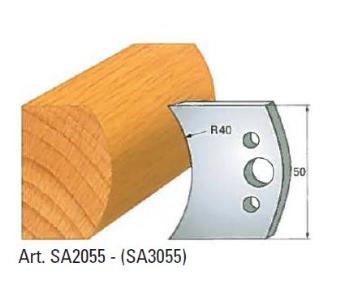 Klein profilkniv nr 55, 50x4 mm, SP, til profilhoved