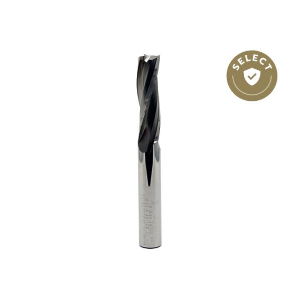 Spiral sletfræser MHM Ø12x42x100 mm Z3, højre, positiv spiral