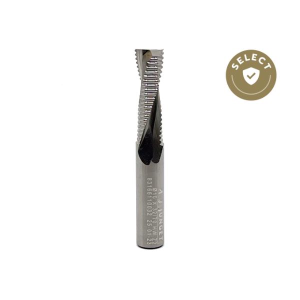 Skrubbfres HHM Ø10x32x70 mm Z2, høyre, positiv spiral