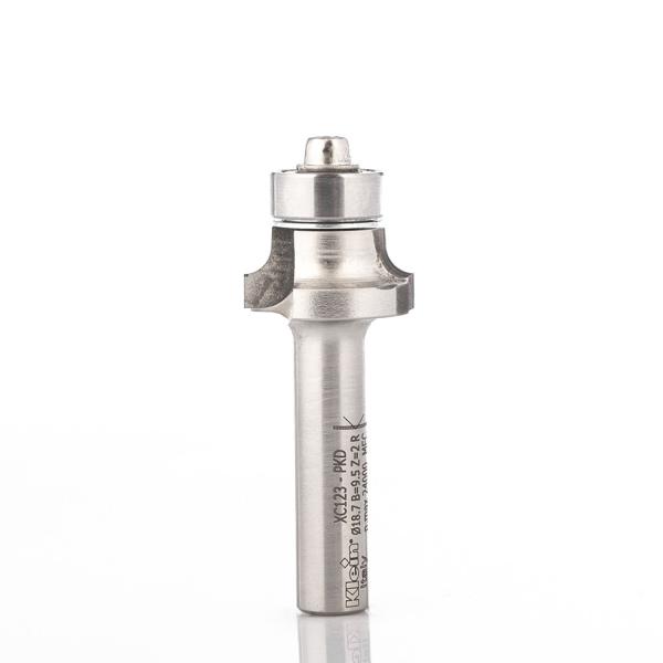 Klein rundingsfræser dia m/stor leje, radius 2, Ø16,7x8x50 mm, S8, Z2
