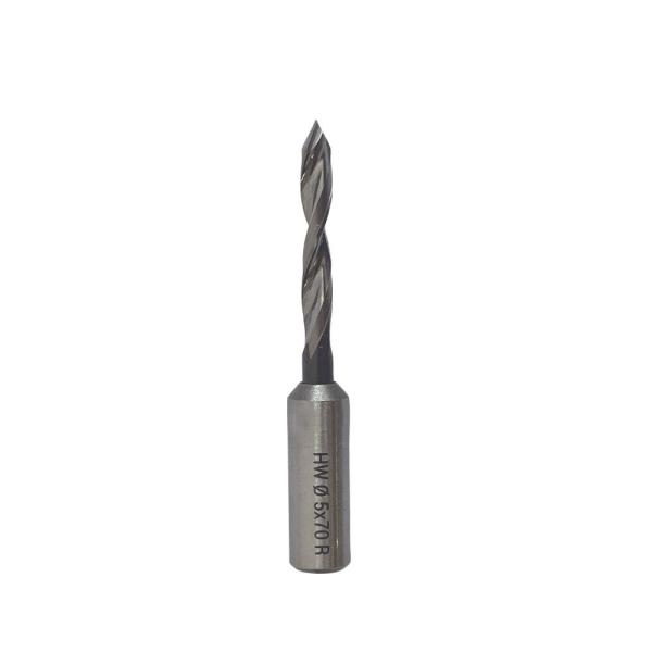 Klein dyvelbor MHM JGB Ø3x25x90 mm højre - cylindrisk skaft S10x55 mm