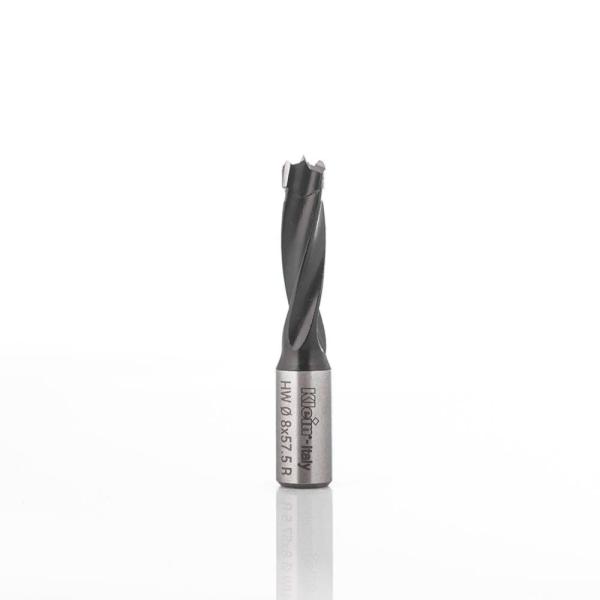 Klein sentrumstappborbor HM JSD, Ø9x43x70 mm høyre - S10x20 mm