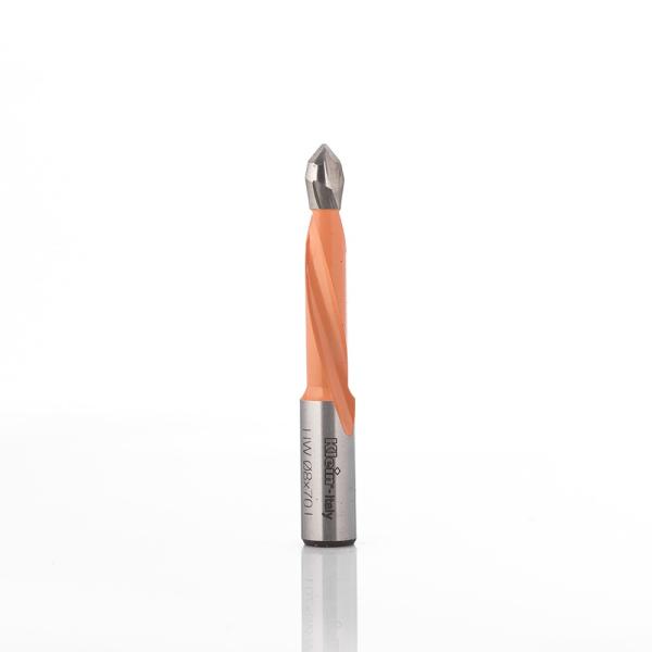 Klein sentrumstappbor HM JKS Ø5x36x70 mm venstre - S10x24 mm