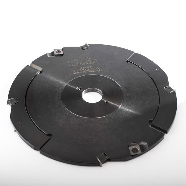 Klein stilbar notfræser t/tapmaskine Ø250x8-15x30 mm, Z4, V4, manuel fremføring