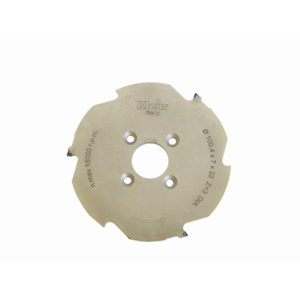 Klein notsagblad DIA for Lamello-kontakt 100,4 mm - skjærebredde 7 mm, senterhull 22 mm, Z3, DP