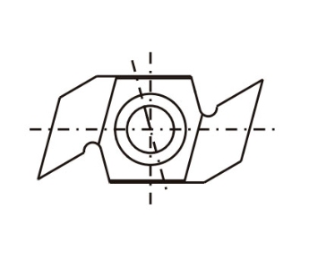 Notskær HM-T06MF 34X16X4,0mm