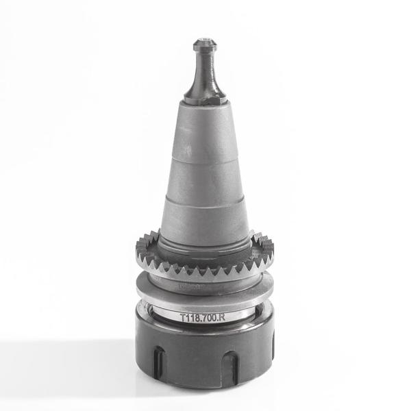 Klein ISO30 chuck for spennhylse, 3-25 mm OZ25, 71x60x49 mm, m/kulelager, høyre/venstre (trekkbolt T118.790.R)