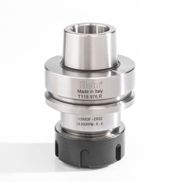Klein HSK63F chuck for spennhylse, 2-20 mm ER32, 75x50x63 mm, m/kulelager, høyre