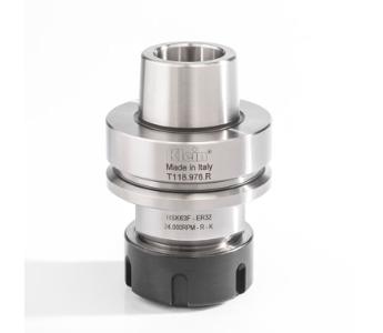 Klein HSK63F chuck for spennhylse, 2-20 mm ER32, 75x50x63 mm, m/kulelager, høyre