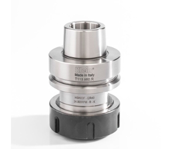 Klein HSK63F chuck for spennhylse, 2-30 mm ER40, 75x63x63 mm, m/kulelager, høyre/venstre