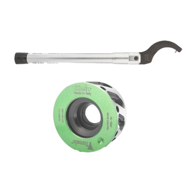 Klein Tornado Air Duster med hakenøkkel ER32 (DIN6499), høyre, M40X1,5