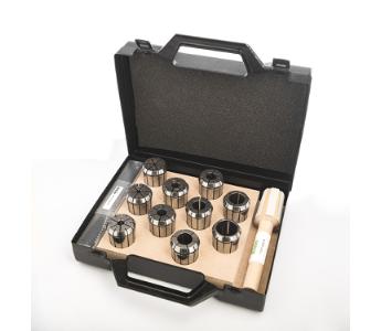 Klein OZ25 spændetangssæt, 10 størrelser, 4-25 mm - DIN6388 (462E)