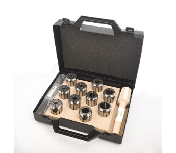 Klein OZ25 spændetangssæt, 10 størrelser, 4-25 mm - DIN6388 (462E)