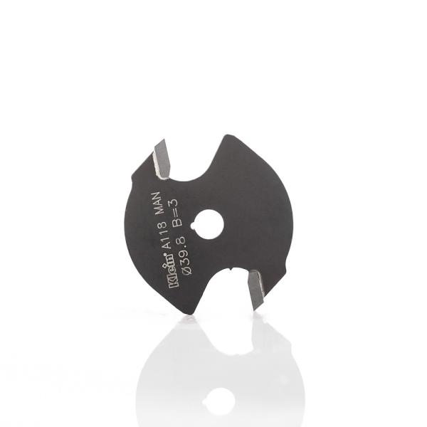 Klein skivenotfres HM – 3 mm not – Ø40x6 mm – Z2