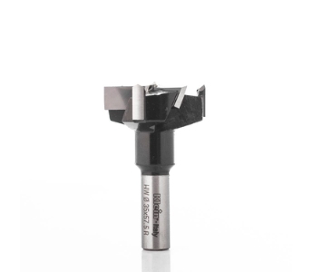 Klein beslagbor HM m/0,5 mm senterspiss, Ø25x57,5 mm, høyre - S10x26 mm, 3+3