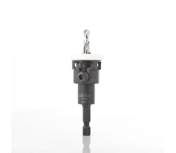 Klein forsenkersett m/justerbart dybdestopp Ø5x12,7x70 mm, hurtigskift sekskantskaft 1/4