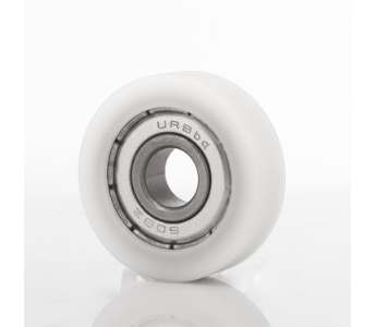 Klein kugleleje med kunststof Ø19x6,4x5 mm til Corian kantfræsere