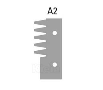 Klein profil A2, 50x22,5x2 mm, for limfugefres TS140
