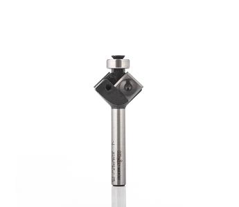 Klein fasfres HM, m/vendeskjær og kulelager nederst, 30°, Ø26x12x70 mm, S8, Z2
