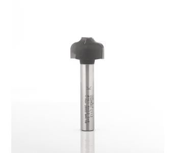 Klein profilfræser (kurveprofil) HM radius 2, Ø12,7x10x51 mm, S8, Z2