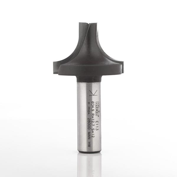 Klein radiefres HM radius 12,7, Ø34,9x25,4x63,5 mm, S12, Z2