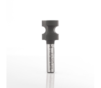 Klein halvstaffræser HM radius 6,8, Ø26x25x54 mm, S8, Z2